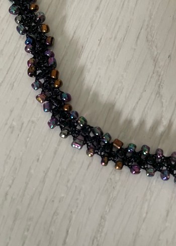 Siyah Minimalist Gotik Erkek Kolye - Görsel 5