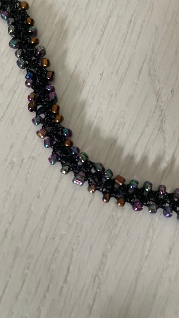 Siyah Minimalist Gotik Erkek Kolye - Görsel 5