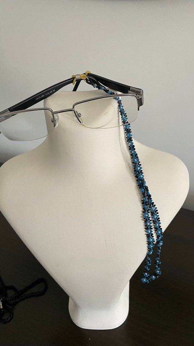 Mavi Minimalist Erkek Kolye - Görsel 4