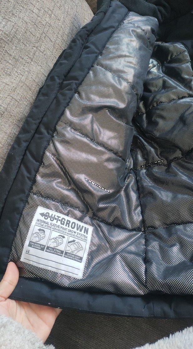 Erkek çocuk  Siyah Fermuarlı Street Wear Mont 8 yaş - Görsel 4