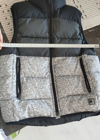 Gri Erkek Çocuk Fermuarlı şişme Yelek - GAP - 8-9 yaş - Görsel 8