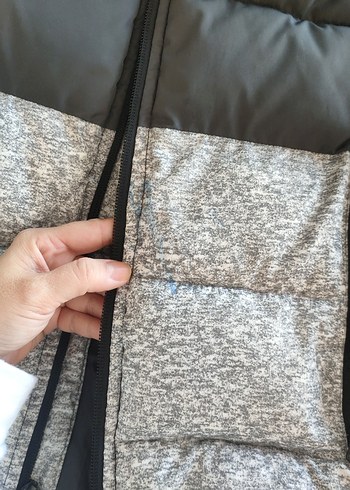 Gri Erkek Çocuk Fermuarlı şişme Yelek - GAP - 8-9 yaş - Görsel 2