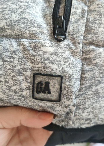 Gri Erkek Çocuk Fermuarlı şişme Yelek - GAP - 8-9 yaş - Görsel 3