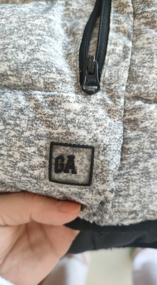 Gri Erkek Çocuk Fermuarlı şişme Yelek - GAP - 8-9 yaş - Görsel 3