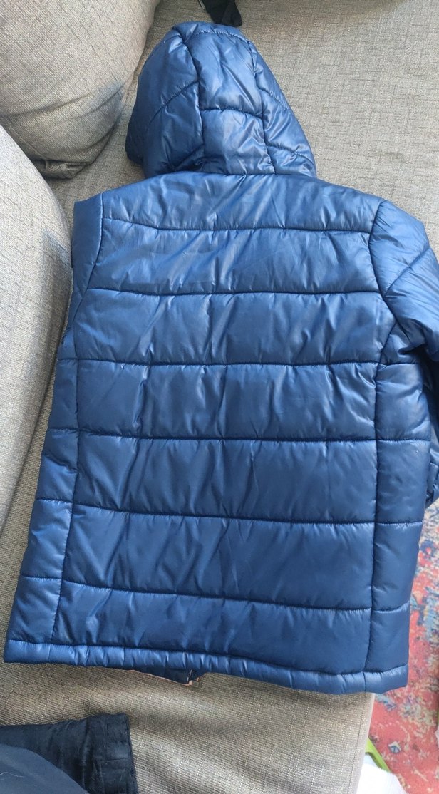 Kız-erkek  Çocuk Lacivert-Pembe Adidas Mont 9-10 yaş. - Görsel 4