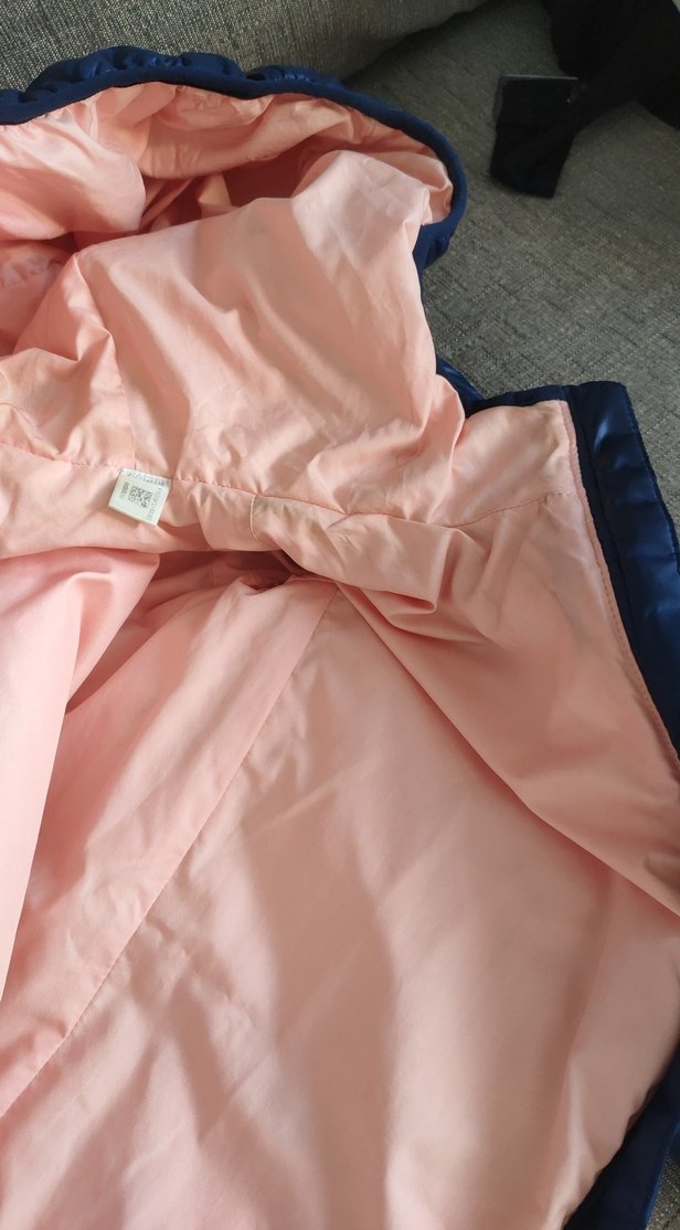 Kız-erkek  Çocuk Lacivert-Pembe Adidas Mont 9-10 yaş. - Görsel 5