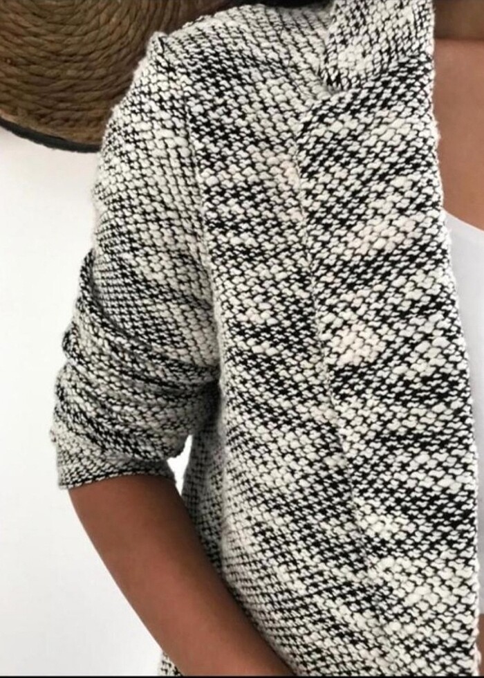 L - 40 beden makarna ceket - Görsel 2