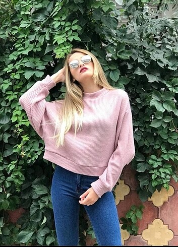 Bershka triko kazak small -36 beden - Görsel 6