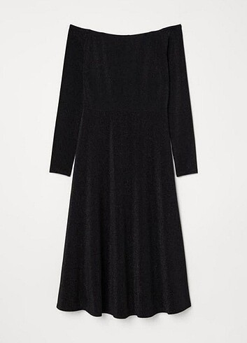 H&M simli elbise 34 beden xs - Görsel 5