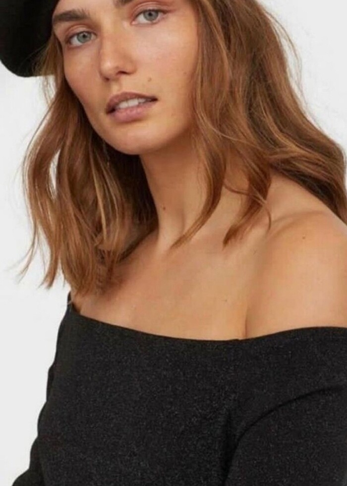 H&M simli elbise 34 beden xs - Görsel 4