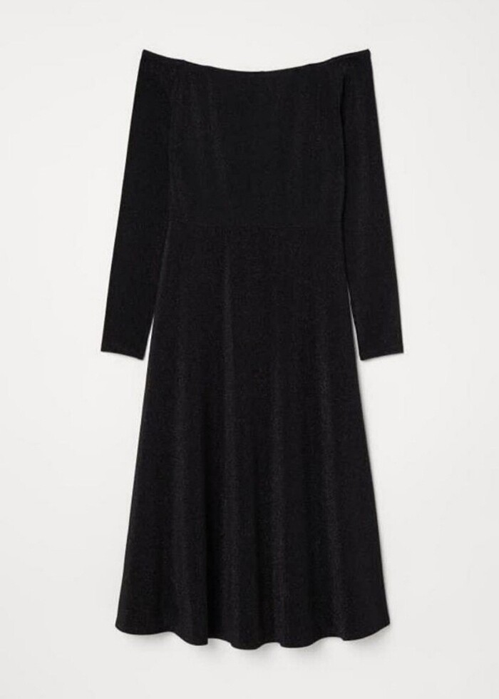 H&M simli elbise 34 beden xs - Görsel 5