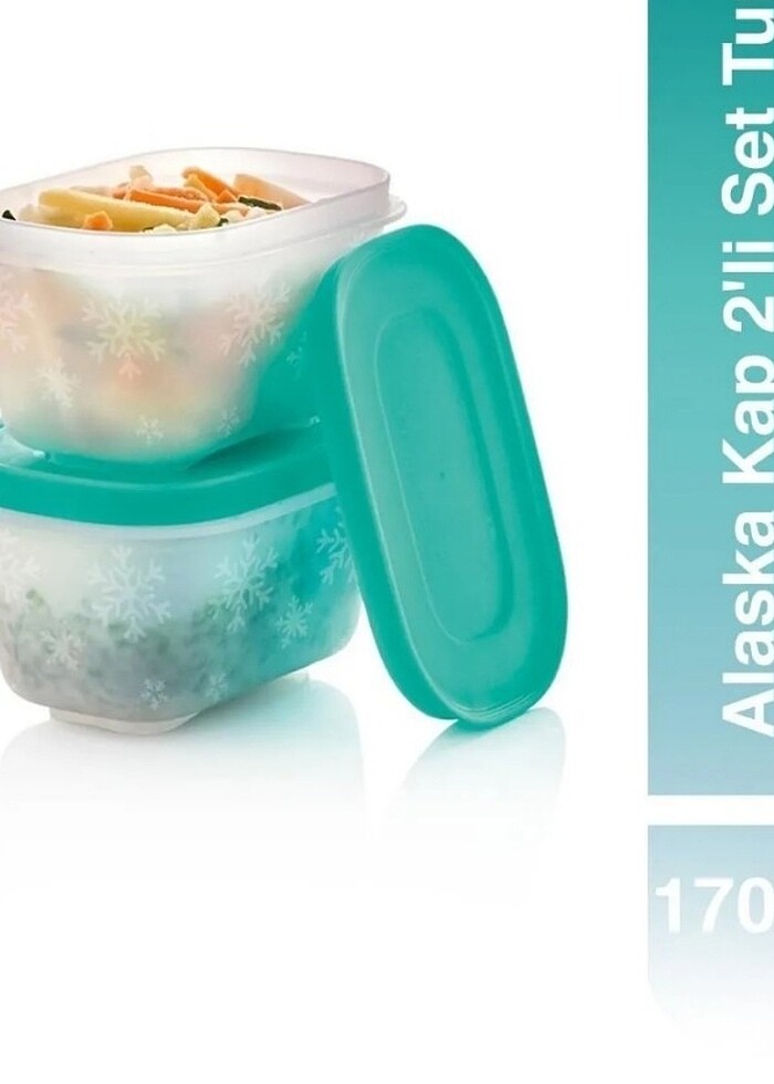 Tupperware mini Alaska 2 li set - Görsel 2