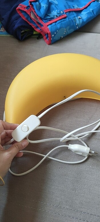 Ikea sarı ay çocuk odası lambası - aydınlatma  - Görsel 5