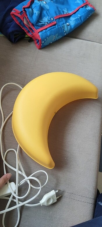 Ikea sarı ay çocuk odası lambası - aydınlatma  - Görsel 6