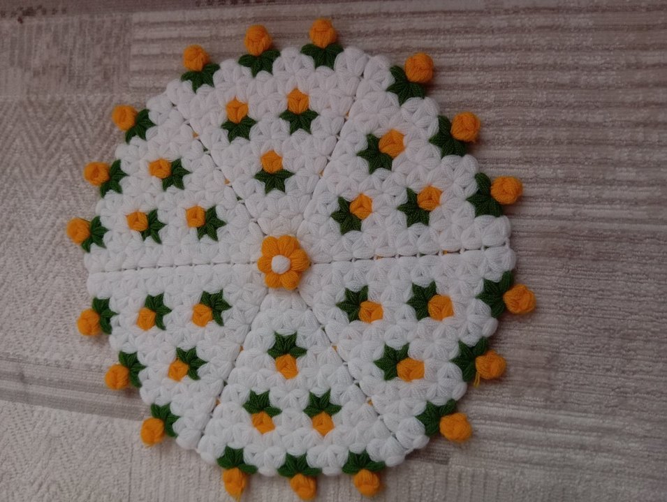 El Yapımı Altıgen Örgü Motif - Görsel 2