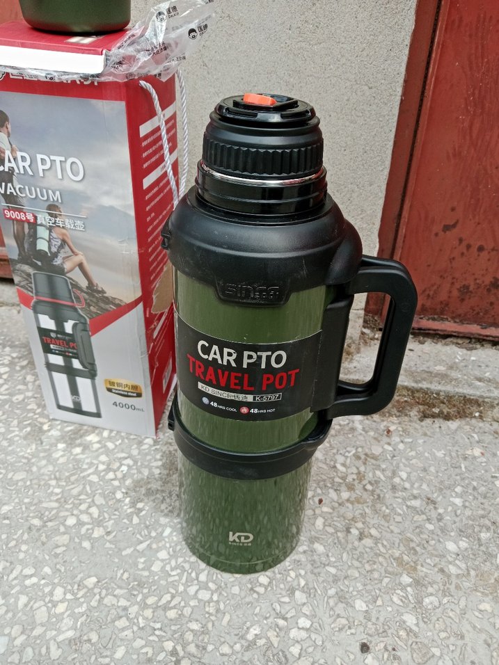 4 Litre Kamp Termosu Paslanmaz - Görsel 5