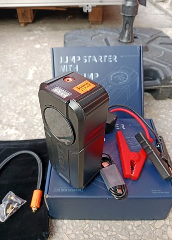 Akü Takviye Cihazı Şarjlı Kompresörlü - Görsel 4