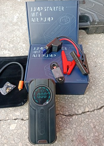 Akü Takviye Cihazı Şarjlı Kompresörlü - Görsel 5