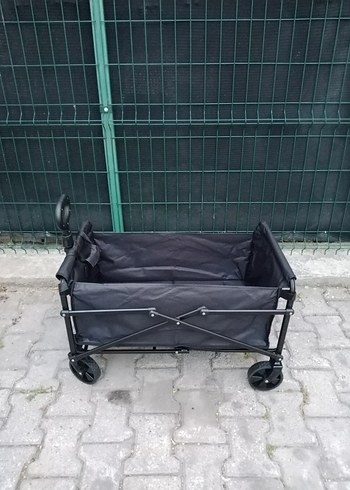 Katlanabilir Siyah Taşıma Arabası - Görsel 2