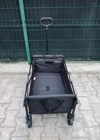 Katlanabilir Siyah Taşıma Arabası - Görsel 3