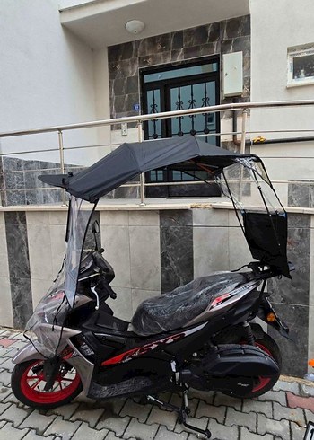 Motosiklet Tentesi Yağmurluk Rüzgarlık - Görsel 2