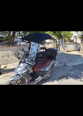 Motosiklet Tentesi Yağmurluk Rüzgarlık - Görsel 8