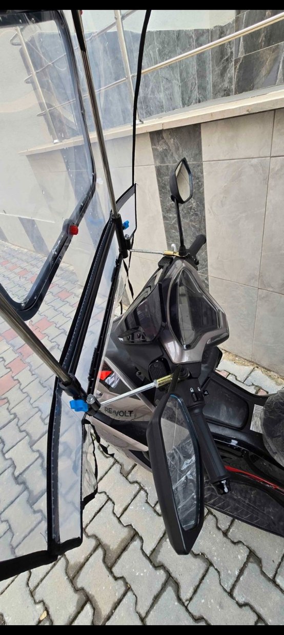 Motosiklet Tentesi Yağmurluk Rüzgarlık - Görsel 3