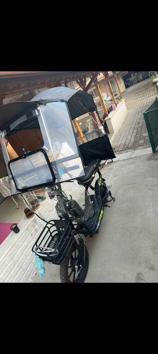 Motosiklet Tentesi Yağmurluk Rüzgarlık - Görsel 4