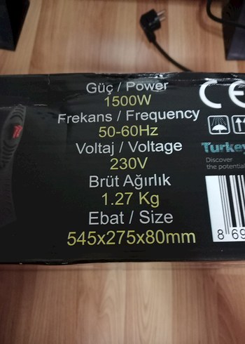 1500 W Kademeli Mini Elektrikli Isıtıcı - Görsel 7