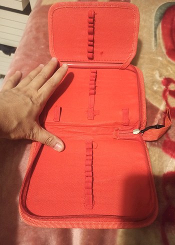 Renkli Baskılı Fermuarlı kalemlik - Görsel 4