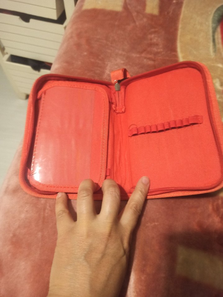 Renkli Baskılı Fermuarlı kalemlik - Görsel 3