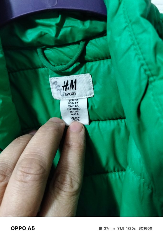 Yeşil Fermuarlı Erkek Çocuk mont - Görsel 2