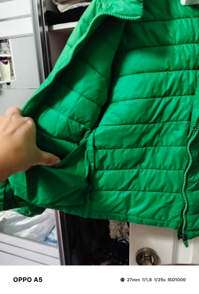 Yeşil Fermuarlı Erkek Çocuk mont - Görsel 4