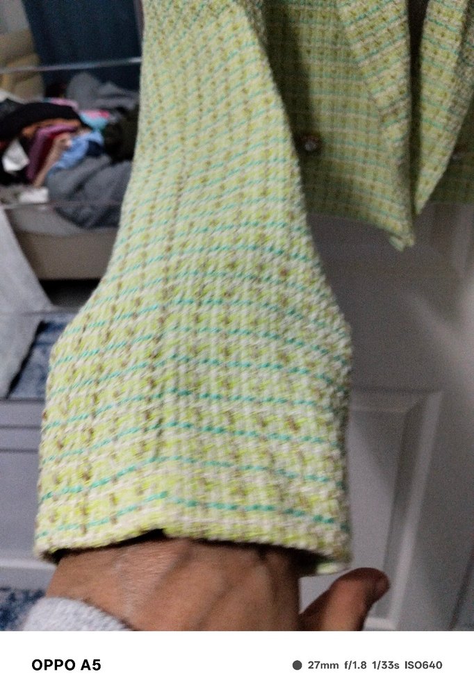 Düğmeli Yeşil Kadın Blazer Ceket - Görsel 2