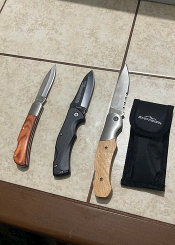 Diğer 3 Parça Katlanabilir Bıçak Seti