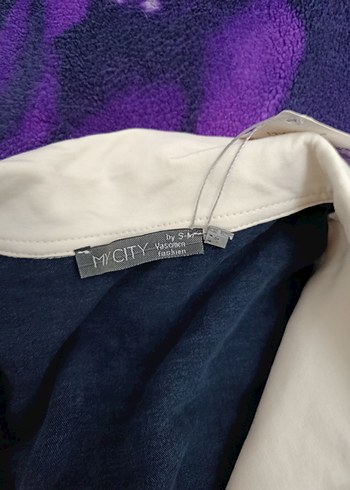 Düğmeli Beyaz Pamuklu Uzun Kadın Takım - Görsel 9