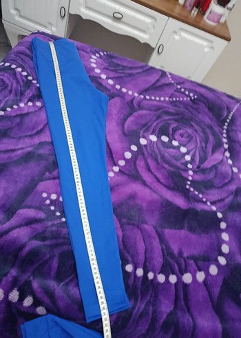 Mavi Fermuarlı Kadın Eşofman Takımı - Görsel 6