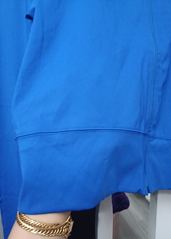 Mavi Fermuarlı Kadın Eşofman Takımı - Görsel 3