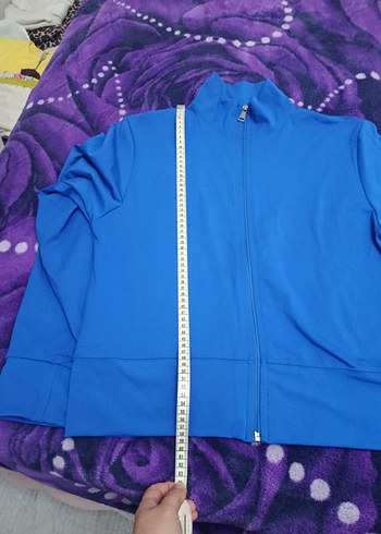 Mavi Fermuarlı Kadın Eşofman Takımı - Görsel 8