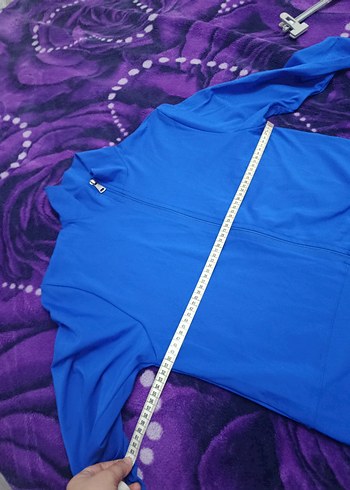 Mavi Fermuarlı Kadın Eşofman Takımı - Görsel 7