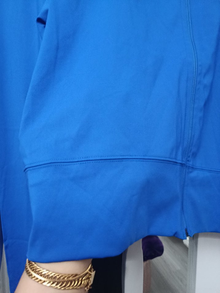 Mavi Fermuarlı Kadın Eşofman Takımı - Görsel 3