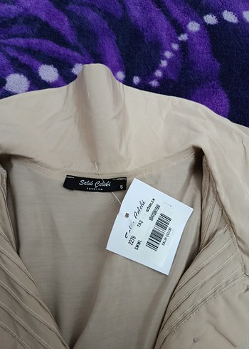 Bej Vintage Kadın Keten Gömlek - Görsel 7