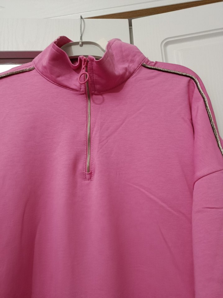 Pembe Kadın Rahat Kesim Eşofman Takımı - Görsel 5