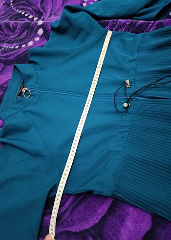 Mavi Uzun Kollu Piliseli Kadın Takım - Görsel 9