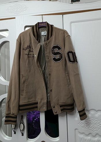 Bej Nakışlı Kadın Süet Ceket - Görsel 6