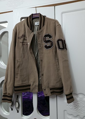 Bej Nakışlı Kadın Süet Ceket - Görsel 7