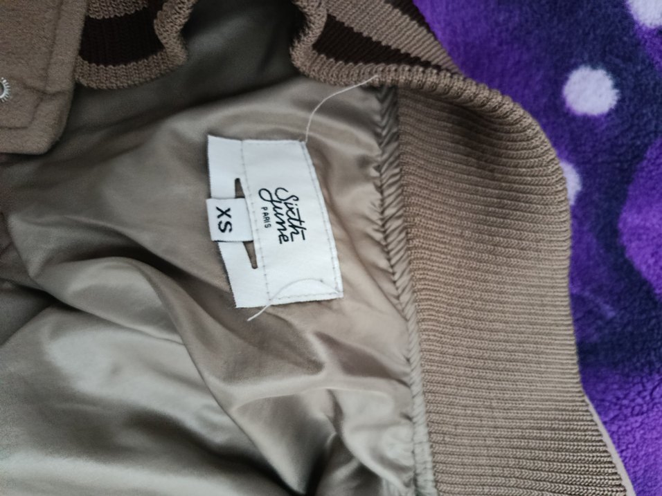 Bej Nakışlı Kadın Süet Ceket - Görsel 5