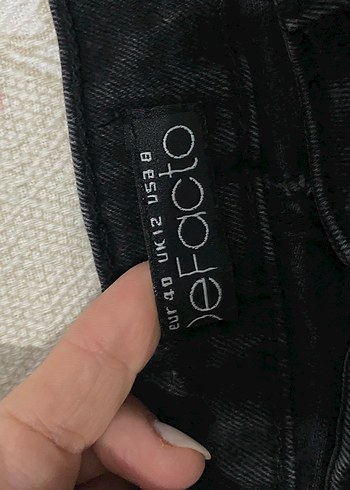 Defacto Siyah Duz Pantolon