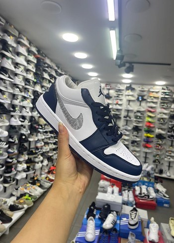 Nike Spor Ayakkabı Lacivert Beyaz