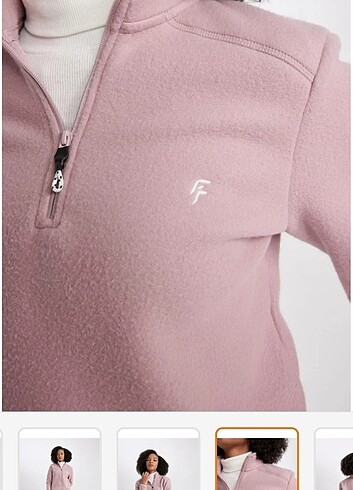 m Beden pembe Renk Defacto Kadın Sweatshirt 